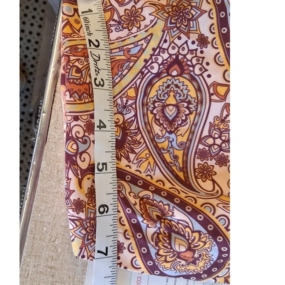Trendsplant Green Label Shorts Large Ocean Paisley Print Cut‎ Liner Seaqual Yarn